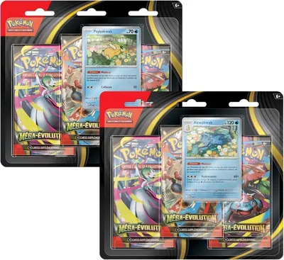 Zdjęcie produktu dla TCG Mega Evolution 3-Pack Blister Assortment (French) 6+ Yearuszkodzony