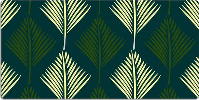 Produktbild von Schreibtischmatte Tischunterlage 100x50 cm Mauspad - Palmblatt