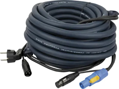 Image de LIGHT Power/Signal Cable Schuko Male to Powercon