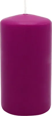 Produktbild von Stumpenkerze aus Paraffin, Erika, WENZEL, 150/80 mm, Brenndauer ca. 73h, selbstverlöschend
