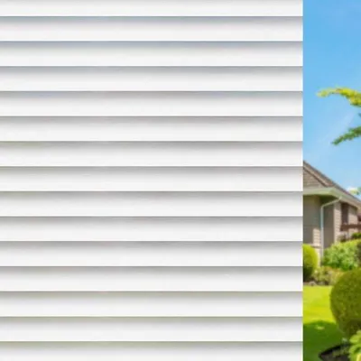 Produktbild von Famanu Fensterfolie Milchglas 44,3 cm x 200 cm - Selbstklebend & Elektrostatisch für Zuhause & Büro