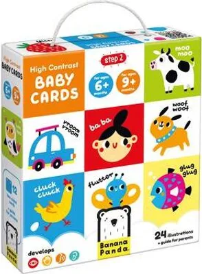 Produktbild von High Contrast Baby Cards 6m+ 9m+ Flash Cards