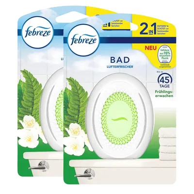 Produktbild von Febreze Bad Lufterfrischer Frühlingserwachen - Raumduft (2er Pack)