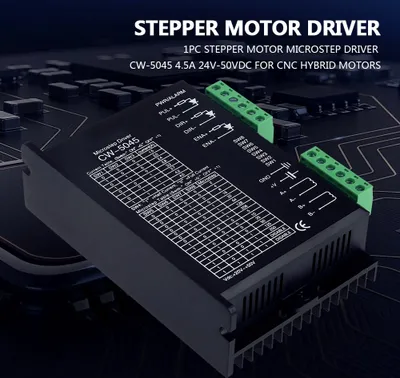 Obrázok produktu pre 1 ks krokový motor Microstep Driver CW-5045 4,5A 24V-50VDC pre CNC hybridné motory