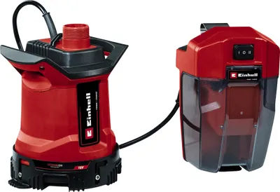 Image de Pompe pour eaux claires et chargées sans fil – GE-DP 18/25 LL Li-Solo – 18 V – 7000 l/h – Aspiration à plat 1 mm – Power X-Change