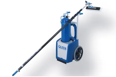 Produktbild von Purastart Reinigungs-System, 450 cm ausziehbar, 17 kg, NoTwist Teleskopstange, 20m Arbeitshöhe für Glas- & Fassadenreinigung