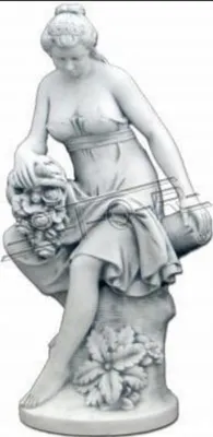 Image de Figurine romaine Statue Femme Statues Sculptures Jardin 121cm Nouveau