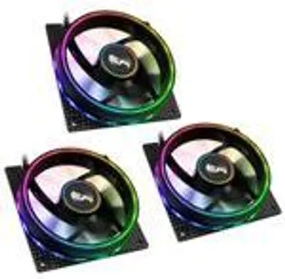 Produktbild von CRYORIG Crona S, Ventilator, 12 cm, 400 RPM, 1700 RPM, Schwarz