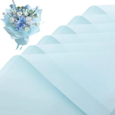 Produktbild von 20 Blätter doppelseitig mattes Blumenbouquet Einwickelpapier wasserdicht