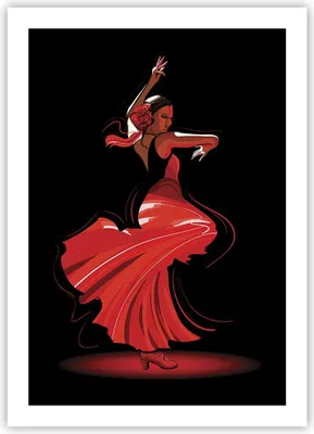 Produktbild von Poster - Poster ohne Rahmen - Tanz Tänzer - 50x70 cm - Wand Bild - Wanddeko - Wandbilder - Kunstposter - Wandposter - Bilder - Kunstdruck - Wanddekoration - Wandbild - P2XPA50x70-4121
