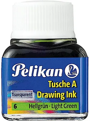 Produktbild von Pelikan A 523 Tusche A, 10 ml, hellgrün
