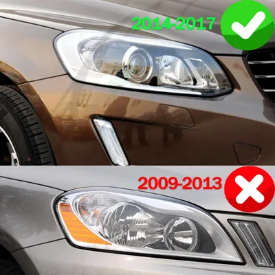 Obrázek produktu pro Kryt čočky světlometu, vhodný pro Volvo XC60 2014-2017, odolné polykarbonátové provedení