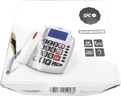 Obrázok produktu pre SPC Comfort Volume 2 Voľný telefón Veľké klávesy Zosilňovač Domáce hlasitosti Klávesy