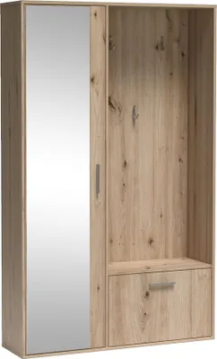 Produktbild von Garderobe mit Spiegel und Schuhfach Artisan – Wieszak wysuwany, modern