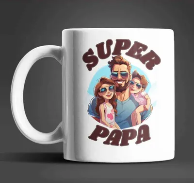 Produktbild von Super PAPA Kaffeetasse Teetasse Tasse Geschenkidee Geschenk