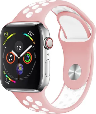 Zdjęcie produktu dla Pasek do zegarka Apple Watch Series 4 / 5 40 mm Smartwatch wymienny pasek silikonowy różowy