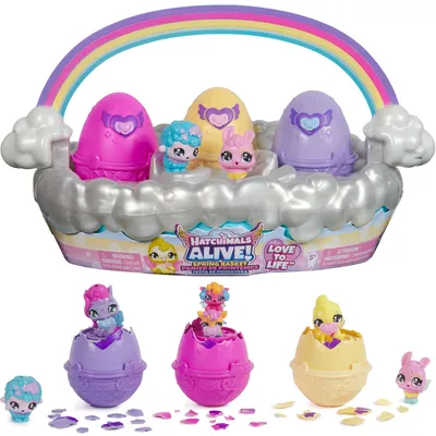 Obrázok produktu pre Hatchimals Alive Spring Basket, 3 rok / roky, Viacfarebný