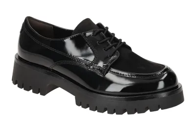 Image de Tamaris 23790 Chaussures à lacets pour femmes - Chaussures basses élégantes noires NEUF