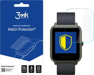 Produktbild von 3mk Display Schutzfolie Watch Protection für Xiaomi Amazfit BIP A1608 0,2mm (3 Stück)