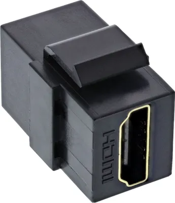 Obrázek produktu pro InLine 76202M, Černá, HDMI A, HDMI A, Samice, Samice, Plast