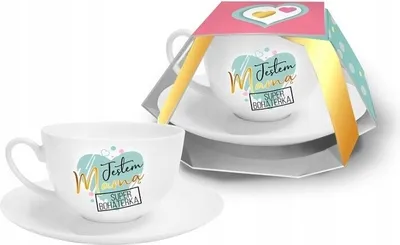 Image de Fête des mères tasse et soucoupe cadeau 250ml