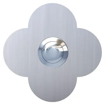 Produktbild von Türklingel Blume in Edelstahl