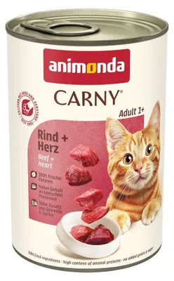 Immagine prodotto di Animonda Cat Dose Carny Adult Rind & Herz - 400 g