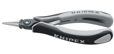 Obrázok produktu pre Knipex 34 32 130 ESD, 1 mm, 2,37 cm, Oceľ, Šedá, 135 mm, 62 g