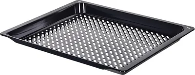 Zdjęcie produktu dla Bosch blacha do pieczenia | Tacka do smażenia na powietrzu i grillowania, 34 x 455 x 375 mm | HEZ629070 | Antracyt