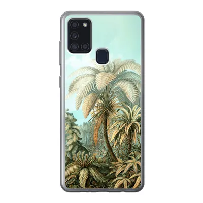 Produktbild von MuchoWow® Handyhülle Schutzhülle Hülle für Samsung Galaxy A21s Filicinae - Haeckel - Alte Meister Silikon Softcase Handy Hülle - Hartschale