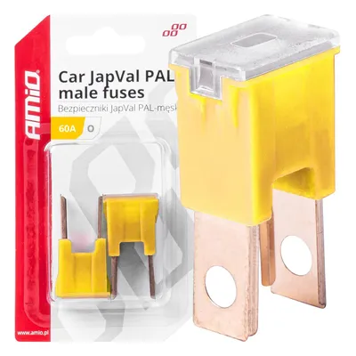 Immagine prodotto di JAPVAL PAL fusibile per auto 60A tipo O, maschio, 2 pezzi AMIO-03400