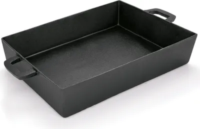Produktbild von 2x Bräter mit Griffen 40 x 28 x 7,5 cm Gusseisen