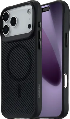 Produktbild von imoshion Rugged Hybrid Carbon Case mit MagSafe iPhone 17 Pro Max - Schwarz