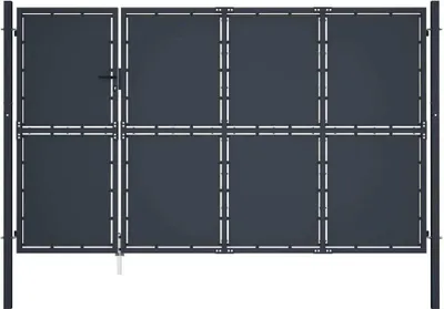 Zdjęcie produktu dla Brama ogrodowa stalowa 350x200 cm antracyt