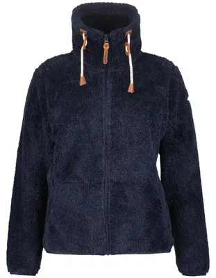 Produktbild von Icepeak Colony Fleecejacke Damen Langhaar Jacke Fleece, Farbe:Dunkelblau, Größe:XXL