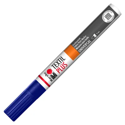 Zdjęcie produktu dla Marabu 01180003053, Niebieski, Różne kolory, DARK BLUE 053, Okrągły, 3 mm, Tkanina