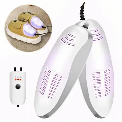 Produktbild von Sonstiges Schuhzubehör, Schuhtrockner, elektrischer Stiefeltrockner, mit violettem Licht, 3 Modi Timer, EU-Stecker, Duft und Desodorierung