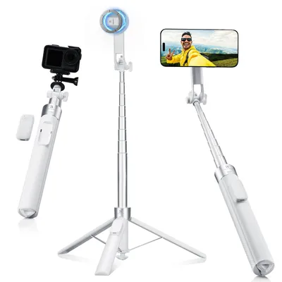 Obrázek produktu pro K&F CONCEPT: Kompaktní stativ s dálkovým spouštěčem, držákem a magnetickým selfie tyčím