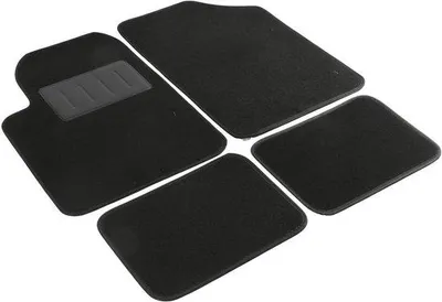 Produktbild von Auto Fußmatten Set 4-teilig Schwarz Teppich - Für vorne & hinten