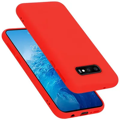 Image de Cadorabo Housse pour Samsung Galaxy S10e Housse en rouge Housse pour portable Case Cover TPU Etui