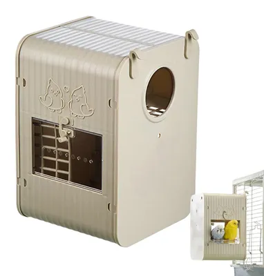 Image de Nichoir pour oiseaux de jardin avec distributeur de nourriture