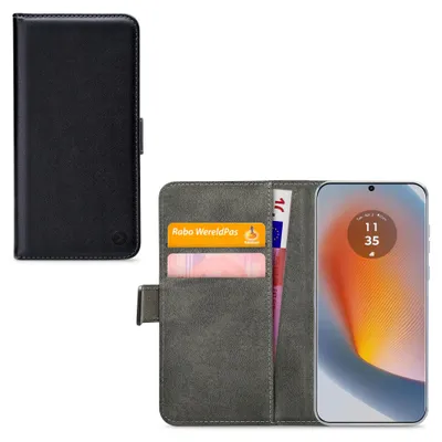 Produktbild von Mobilize PolyurethanLeather Book Case Black Motorola Edge 50 Fusion