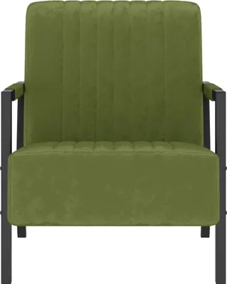 Immagine prodotto di vidaXL Poltrona in velluto verde chiaro