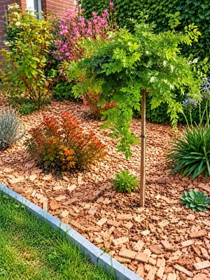 Produktbild von Caragana arborescens 'Pendula' Hänge-Erbsenstrauch Hochstamm 125 - 150 cm