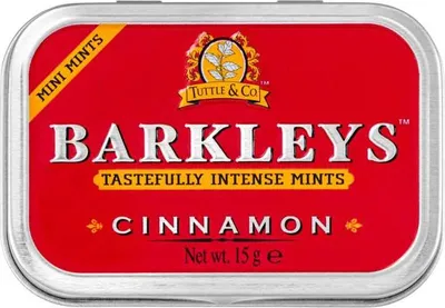 Zdjęcie produktu dla Barkleys Mini Mints Pastylki o smaku cynamonu bez cukru 15g