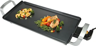 Produktbild von Bourgini Classic Multi Plate Plus – 56 cm x 26 cm Backblech – Back-/Grillgerät – Antihaftbeschichtung – Teppanyaki – BBQ