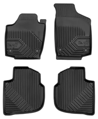Zdjęcie produktu dla Dywaniki gumowe do SEAT Toledo IV 2012-2019 (liftback) – 4 szt., czarne, dopasowane