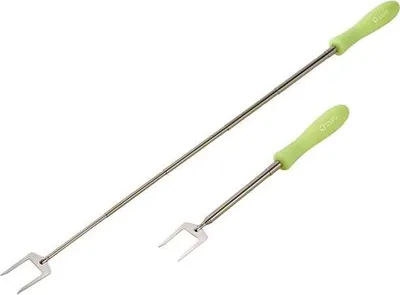 Image de Broches télescopiques / Broches à barbecue Tepro Lot de 2 Longueur 33-82cm