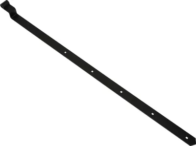 Produktbild von Ladenband Schwarz 120 cm Gekröpft Moderne Spitze - Pro Stück