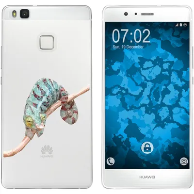 Produktbild von PhoneNatic Case kompatibel mit Huawei P9 Lite Silikon-Hülle Vektor Tiere Camelion M7